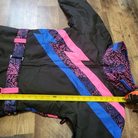 Tipsy Elves Women's Retro Insulated Waterproof One Piece Jumpsuit Size Medium - Picture 7 of 11